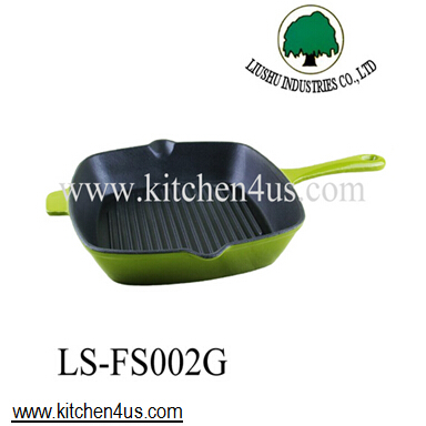 FDA SGS certificated bbq design cast iron grill pan